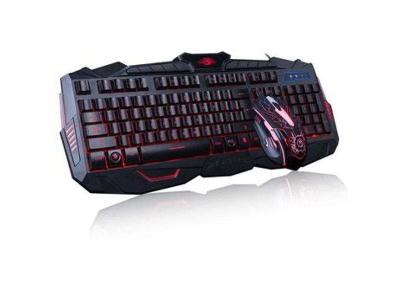 Teclado e mouse Marvo Km400 Illuminated Multimedia Gamer