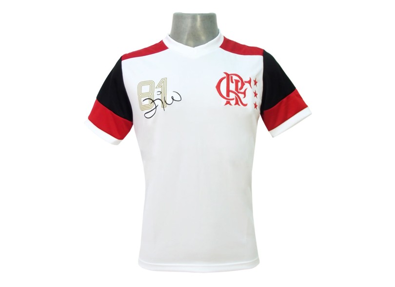 Camisa Retrô Flamengo Retrô Zico Braziline