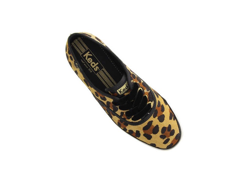 Tênis Keds Feminino Casual Champion Skin Leopard