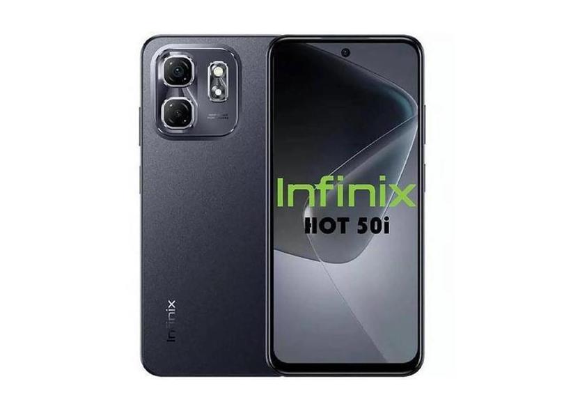 Smartphone Infinix Hot 50i X6531 256GB 4GB RAM Dual SIM Tela 6.7" - Pr