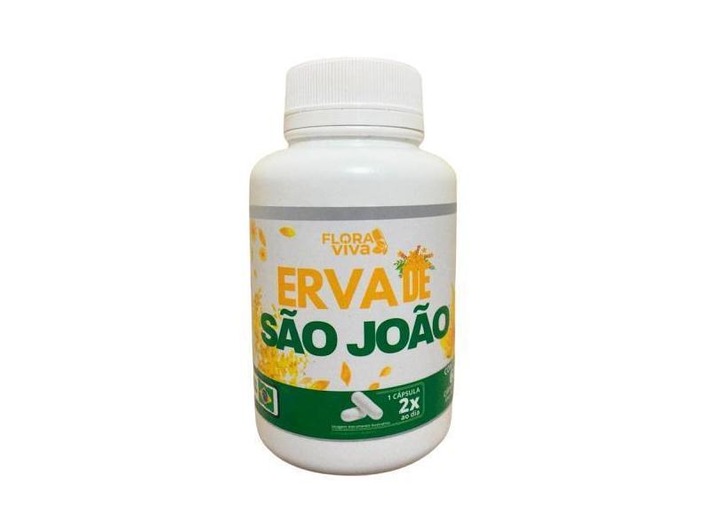 60 Caps Erva De São João Pura 500Mg - Floraviva