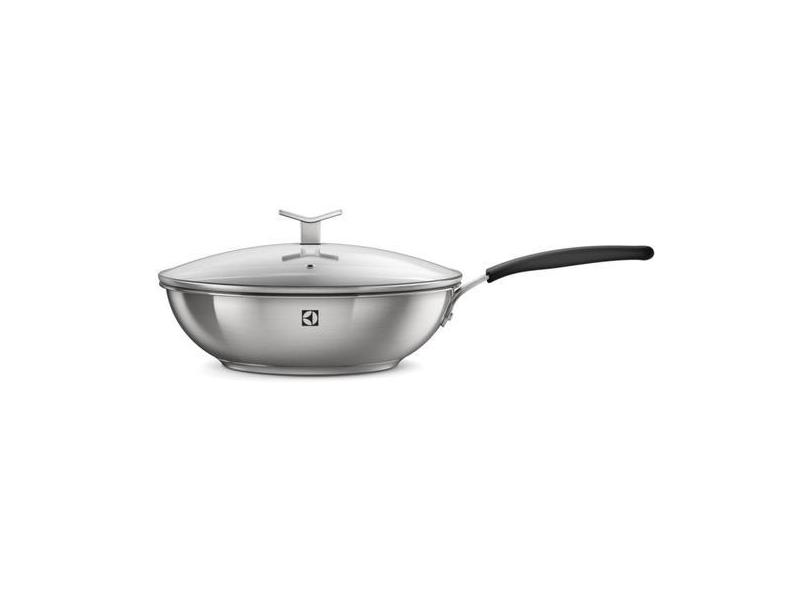 Wok Electrolux Aço Inox 1 peça(s) Design 28 cm Antiaderente Fundo Triplo