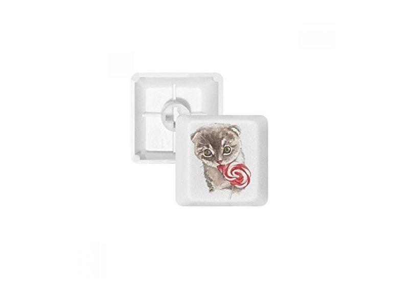 Little Cat Lollipop Aquarela animal teclado mecânico PBT kit de atualização para jogos