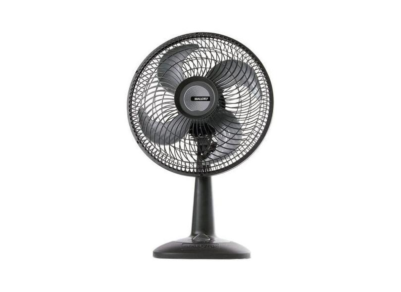 Ventilador De Mesa Mallory Eco Ts30 Com 3 Velocidades - Preto/Grafite