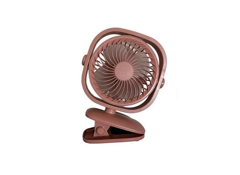 Mini Ventilador Elétrico Portátil De Mesa Com Base Pregador 2 Velocida