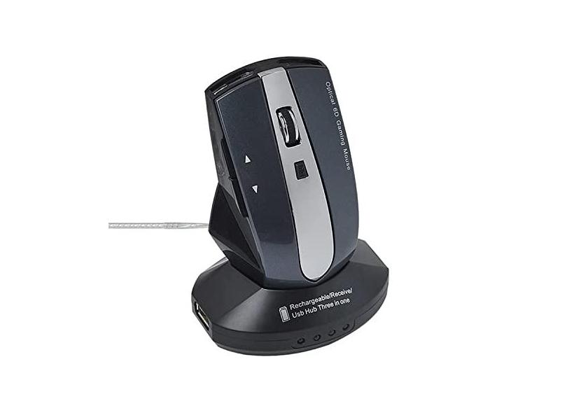 Acessórios para computador MZ-011 2,4GHz 1600DPI Mouse óptico recarregável sem fio com função de cubo
