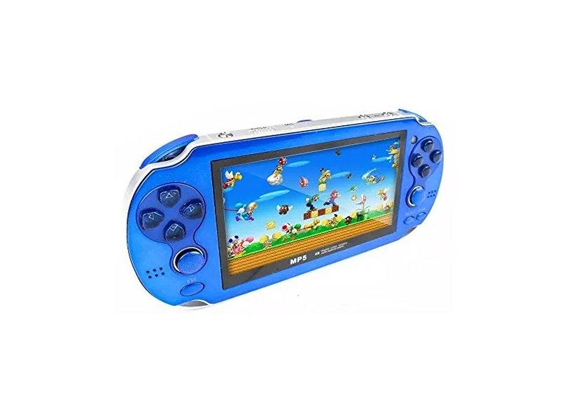 Vídeo Game Portátil 10000 Jogos Internos Mini Game gba 8 bits MP3 MP5 Tela  4,3 pol 32Gb - Andrade Store Games