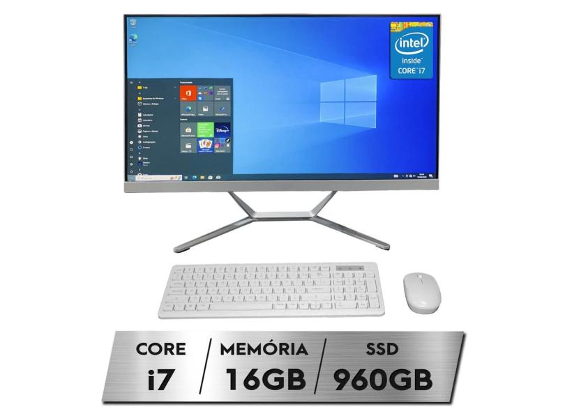Computador All In One Intel Core i7 3.4GHz 16GB ssd 960GB