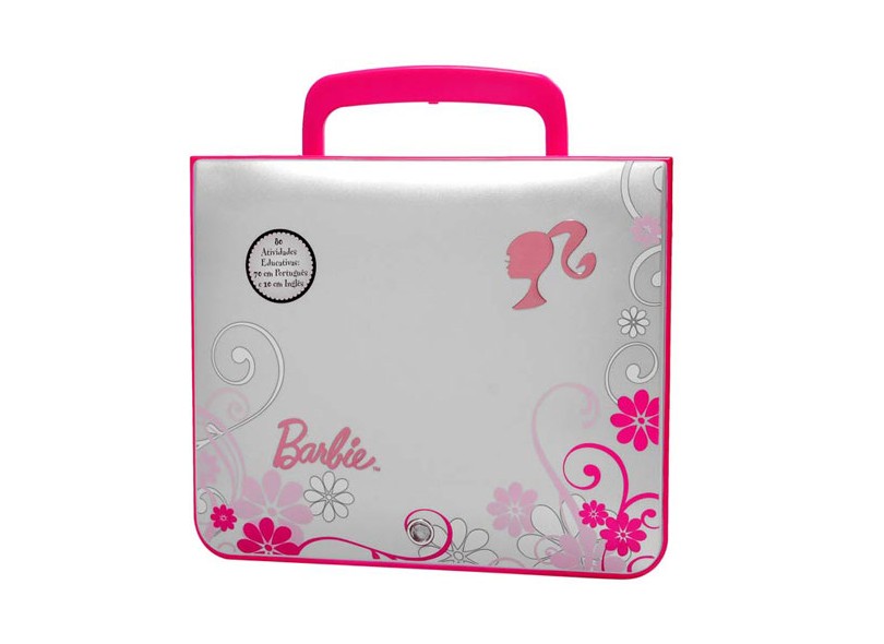 Laptop Infantil Barbie 80 Atividades Oregon BG6810