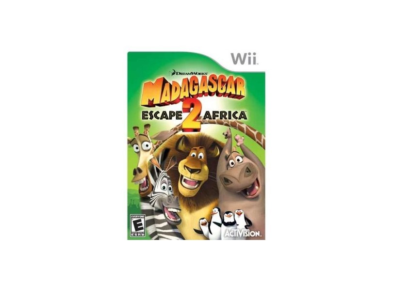 Jogo Madagascar: Escape 2 Africa Activision Wii