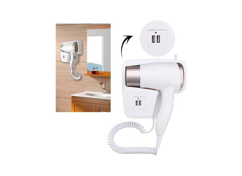 Kit Com 5 Secador De Cabelo Para Hotel Parede Suite 220 V - Br