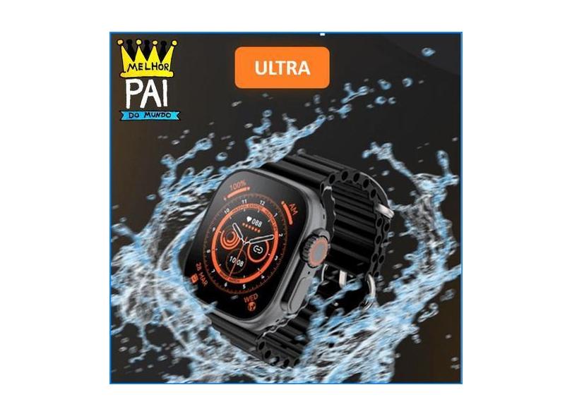 Relogio Smartwatch Presente Amigo Secreto Feminino Preto Ultra 9 Para 