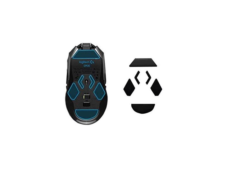 ZEZEFUFU Teflon 0,65 mm Mouse Feet Patins Gaming Mouse Adesivo Protetor para Logitech G900 Acessórios de Mouse