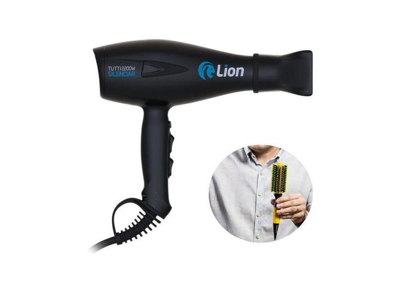 Secador De Cabelo Profissional Tutti Silenciar 220v + Brinde Secador Para Barbeiro - Secador Para Cabeleireiro - Secador Compacto - Secador Leve - Secador Profissional