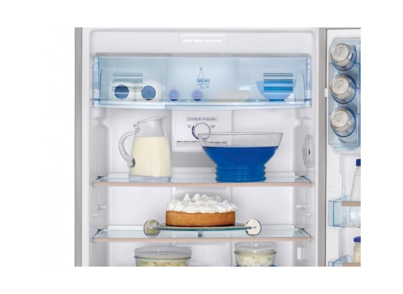 Geladeira Continental Massima Frost Free Duplex 403 Litros Inox RFCT455MDAIN