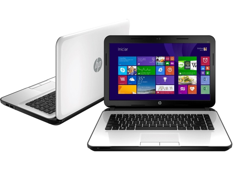 Notebook HP Intel Celeron 1000M 4GB de RAM HD 500 GB LED 14" Windows 8.1 14-d027br