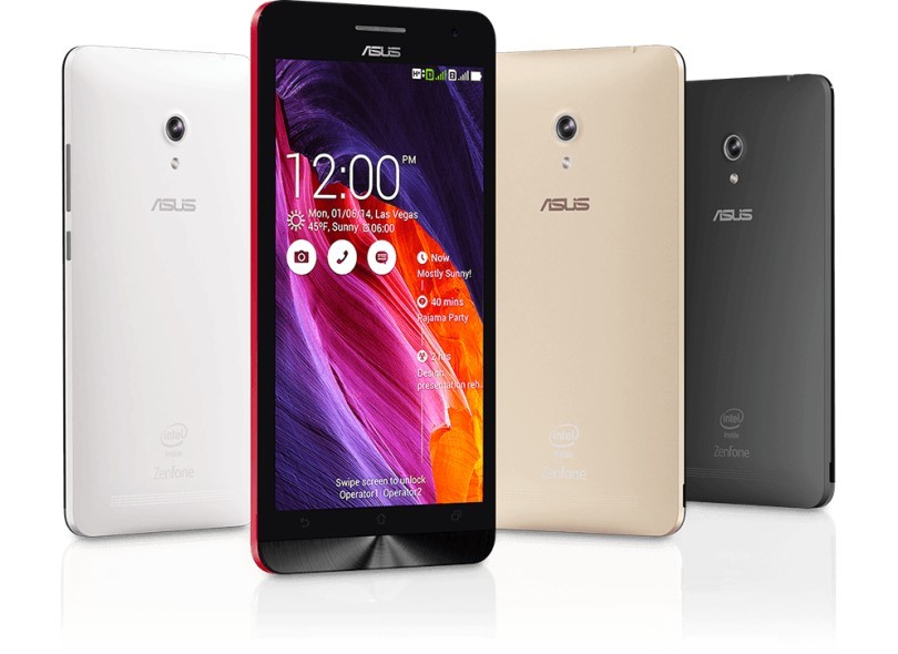 Smartphone Asus ZenFone 6 A601CG 2 Chips 16GB Android 4.3 (Jelly Bean) Wi-Fi 3G
