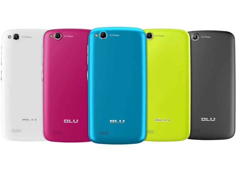 Smartphone Blu Life Play L100i Câmera 8,0 MP 2 Chips 4GB Android 4.2 (Jelly Bean Plus) 3G Wi-Fi