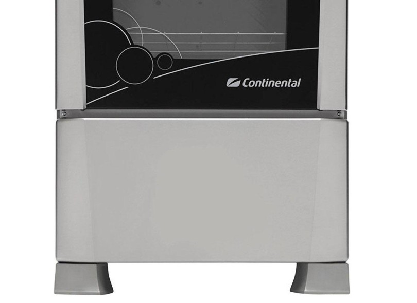Fogão de Piso Continental Innovazione Calore 4 Bocas Acendimento Automático Acabamento Inox FGCT004PCADA0BR