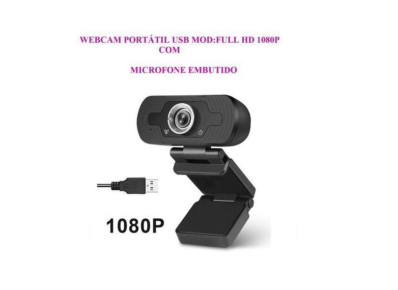 Webcam Alta Resolução 1080p com Usb Câmera com microfone - PC CAMERA