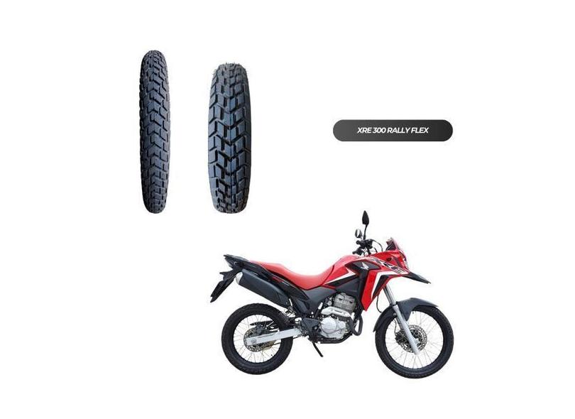 Kit 2 Pneus XTZ 125 XT 225 XRE 300 120/80-18 + 90/90-21 - Virtual Empo