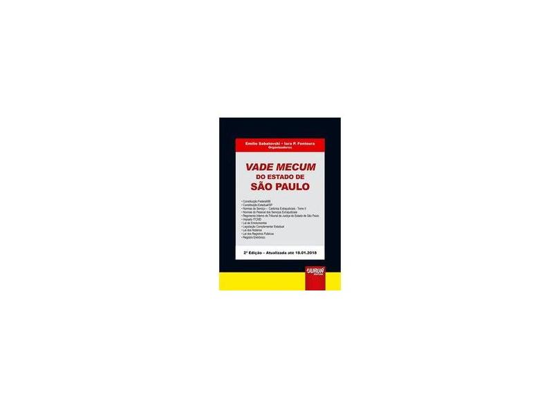 Vade Mecum do Estado de São Paulo - Emilio Sabatovski - 9788536276410