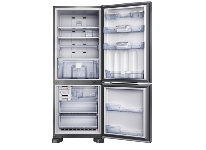 Geladeira Brastemp Ative! Frost Free Inverse 422 Litros Smart Bar Inox BRE50NR