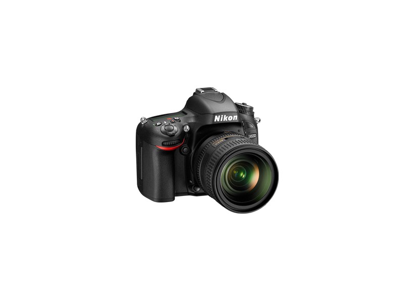 Câmera Digital Profissional Nikon SLR 24.3 MP Redutor de Olhos Vermelhos D600