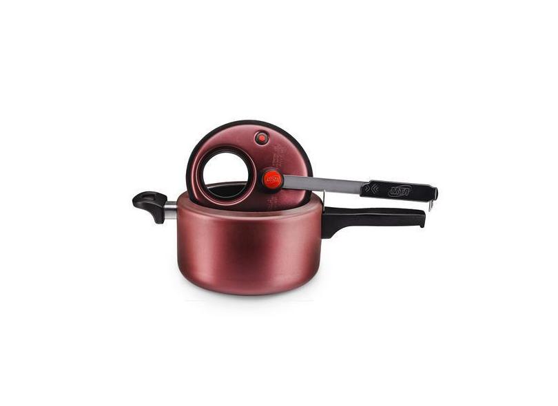 Panela De Pressão 3 Litros Em Aluminio Com Visor - Mta
