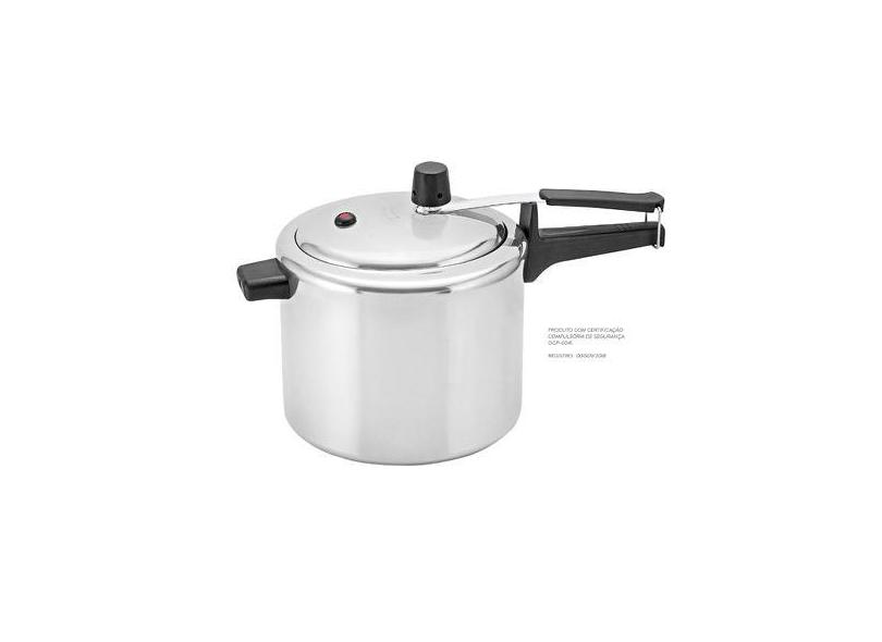 Panela De Pressao 4,5 Litros Polida Classic Alcast