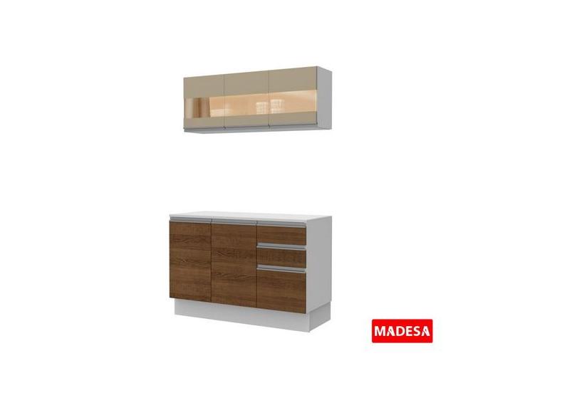 Cozinha Compacta 6 Portas 2 Gavetas Smart Madesa