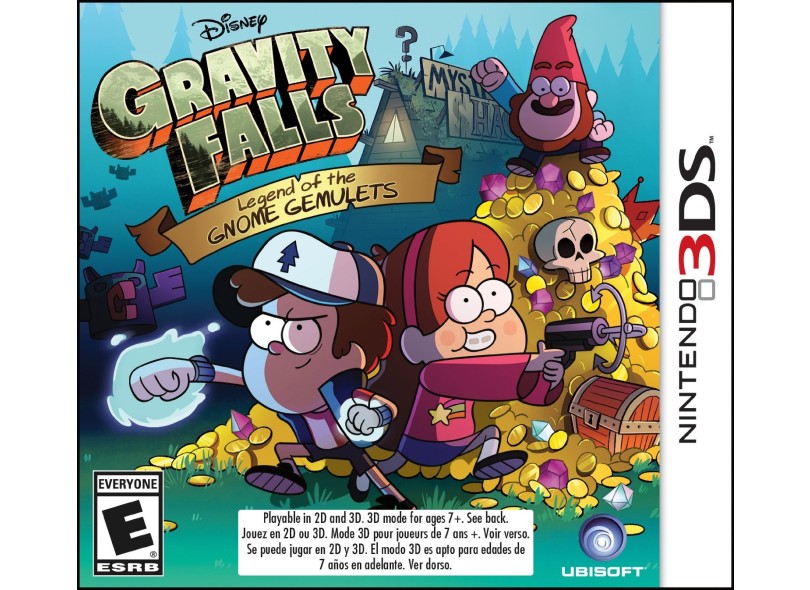 Jogo Gravity Falls: Legend of the Gnome Gemulets Ubisoft Nintendo 3DS