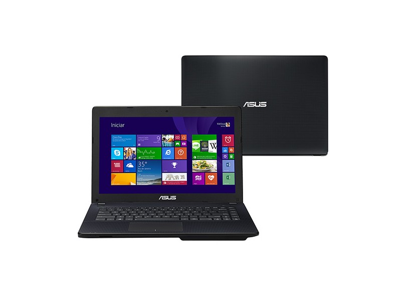 Notebook Asus Intel Core i3 2375M 2 GB de RAM HD 500 GB LED 14 " Windows 8 X451CA