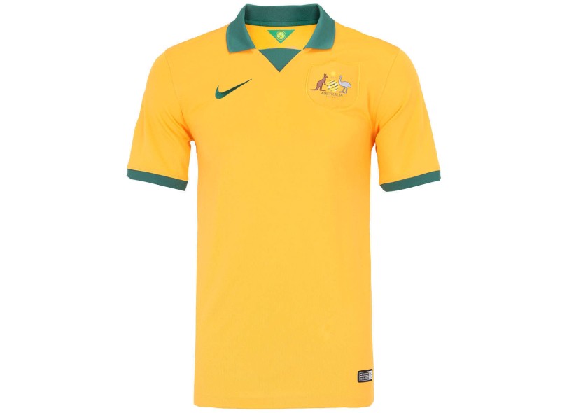 Camisa Jogo Austrália I 2014 com Número Nike
