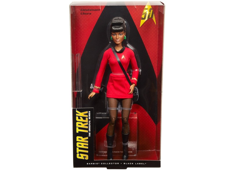 Boneca Barbie Colecionáveis Lieutenant Uhura Mattel