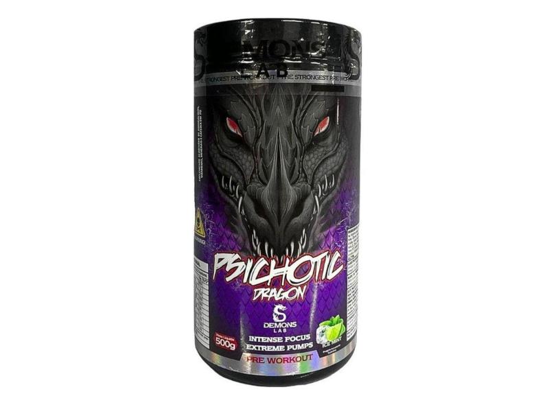 Pré Treino Psichotic Dragon Ice Mint 500G - Demons Lab