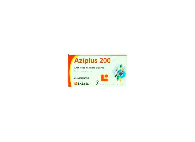 Aziplus 200 18 comp Labyes Antibiótico Cães e Gatos com o Melhor Preço ...