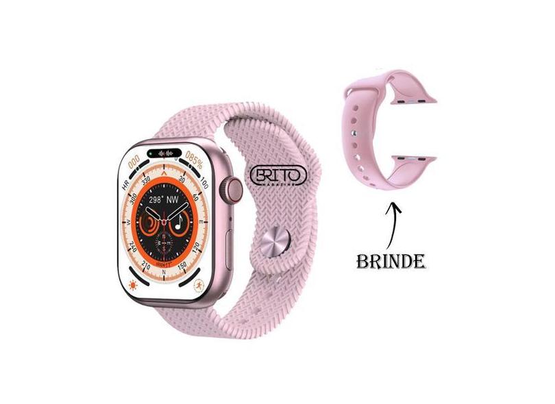Relógio Smartwatch GS9 Max Watch 9 Tela Amoled Com 2 Pulseiras - GS WE