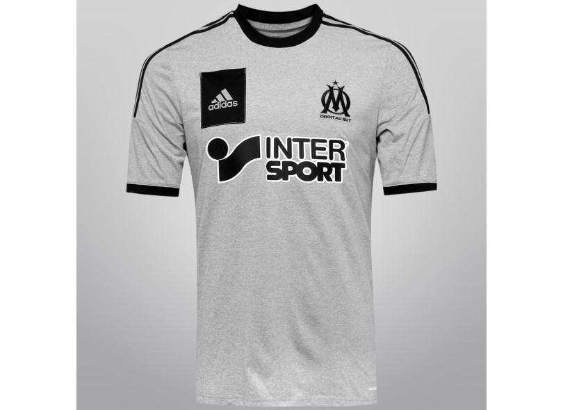 Camisa Jogo Olympique de Marseille II 2014/15 sem Número Adidas