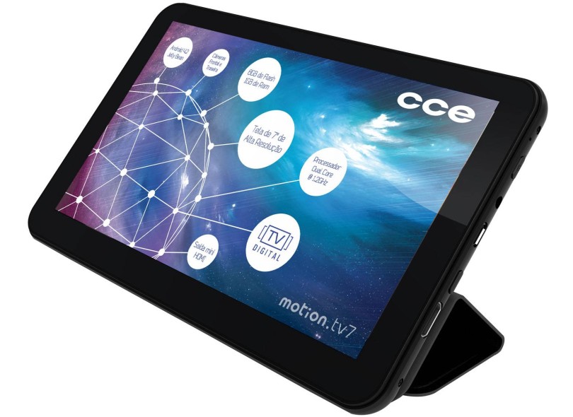 Tablet CCE Motion Tab 8 GB LCD 7" Android 4.2 (Jelly Bean Plus) 2 MP TR72 TV