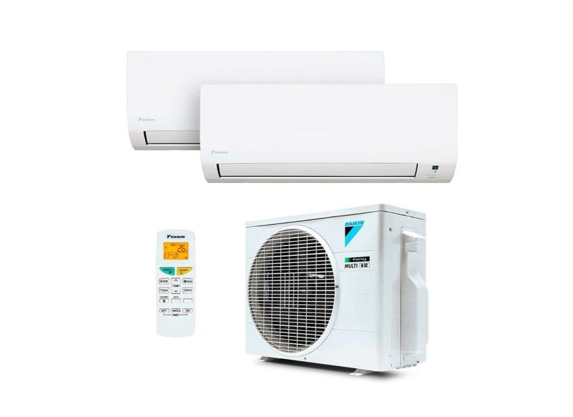 Ar Condicionado Multi Split Inverter R-32 Daikin 18.000 Btus (2x Evap 12.000) Quente/frio 220V Monofásico