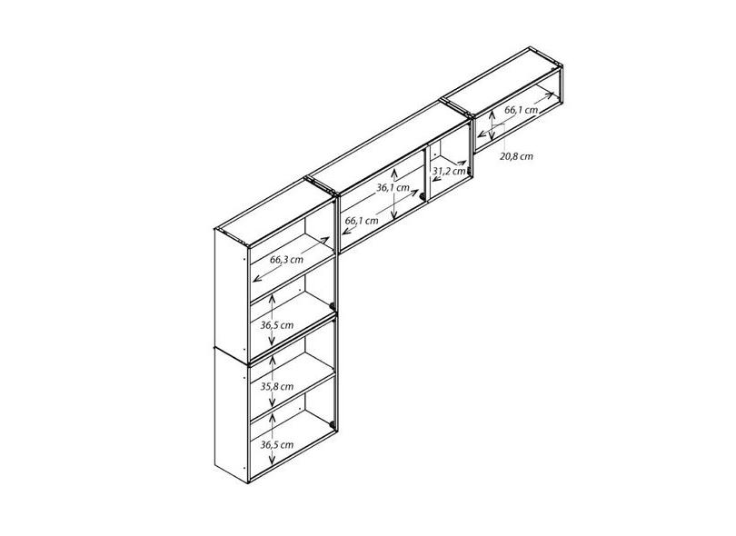 Cozinha Compacta 7 Portas Paraty Colormaq