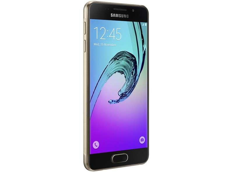 Smartphone Samsung Galaxy A3 2016 A310 2 Chips 16GB Windows Mobile 6.0 3G 4G Wi-Fi