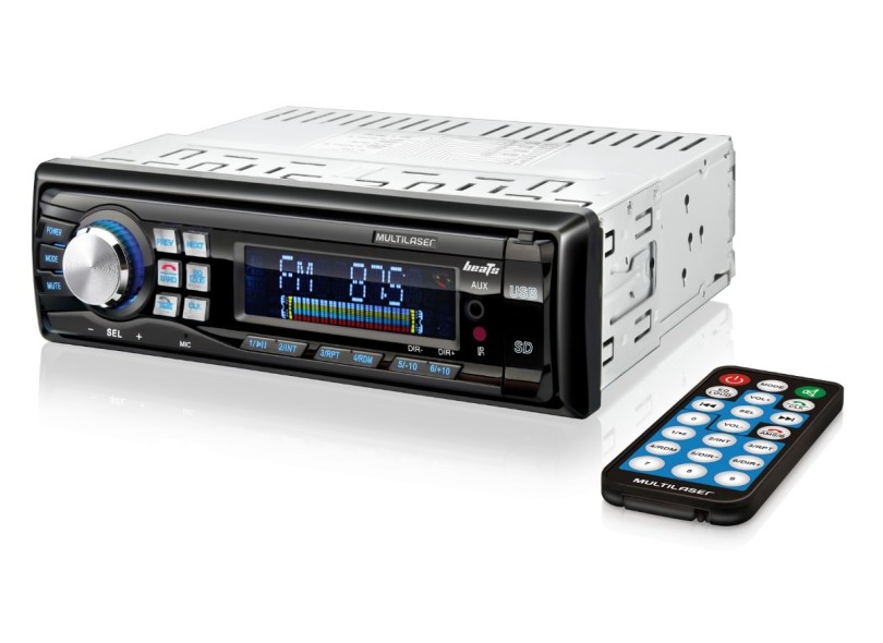 Som Automotivo MP3 Rádio Multilaser P3209
