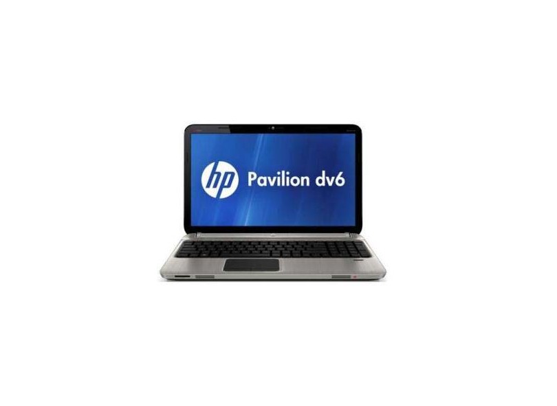 Notebook HP Pavilion DV6-6170BR 4GB HD 750GB AMD Quad-Core A6-3400M Windows 7 Home Premium