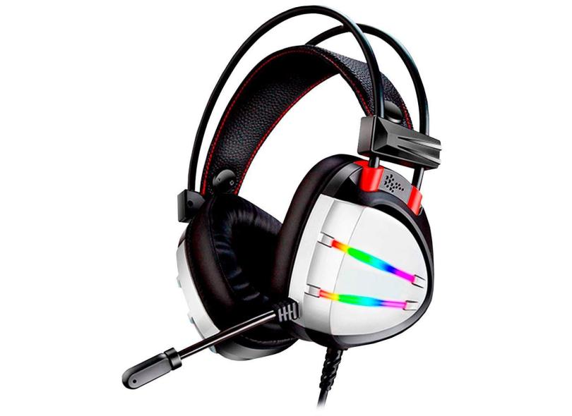 Headset Gamer K-Mex Ar70 7.1 Virtual Surround Usb Prata