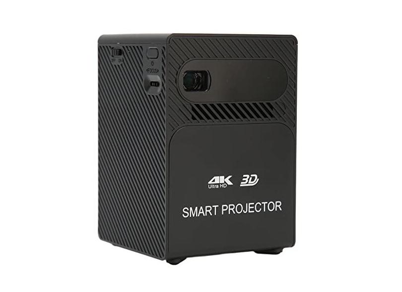 Mini Projetor 3D 4K DLP Projetor de Vídeo Portátil 5G WiFi Projetor de Filme Com Controle Remoto, HDR Color Projection 120 Polegadas para Home Theater Ao Ar Livre (Preto)