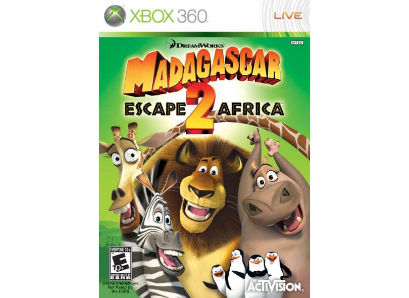 Jogo Madagascar 2 Activision Xbox 360