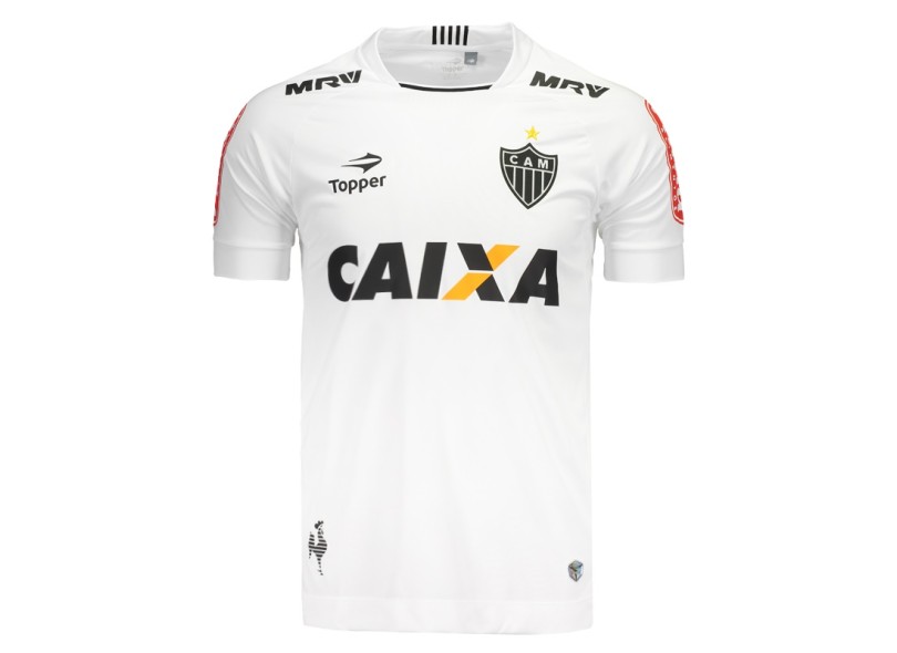 Camisa Torcedor Atlético Mineiro II 2017 sem Número Topper