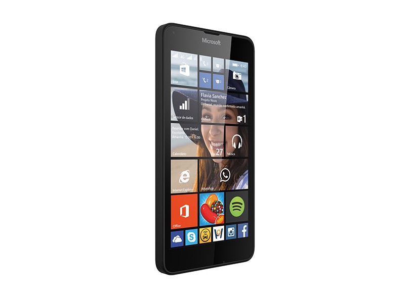 Smartphone Microsoft Lumia 640 DTV 2 Chips 8GB Windows Phone 8.1 Wi-Fi 3G